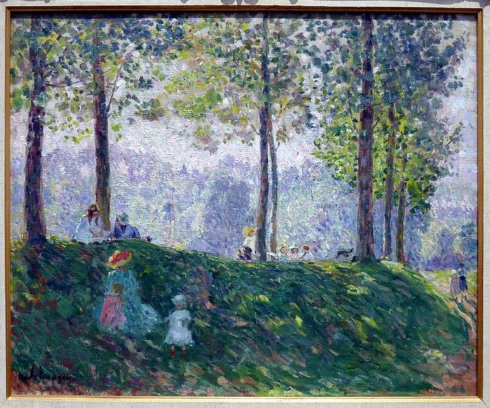 Henri Lebasque Prints An afternoon in the park oil painting picture